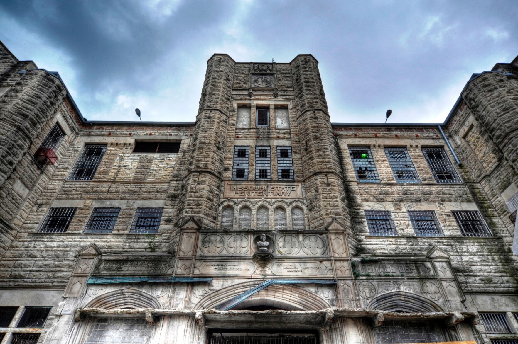 Prison front entrance